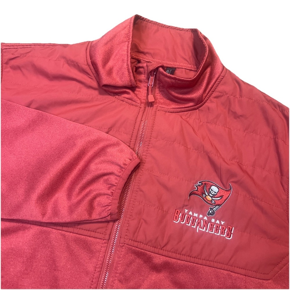 Dunbrooke Men's XL Jacket Tampa Bay Buccaneers Red Explorer Full Zip Hybrid
